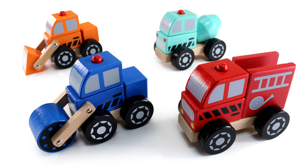 FOOD超人積木壓路車